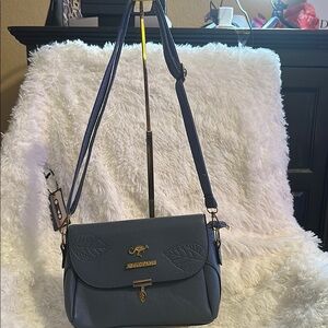 Gray Crossbody Bag